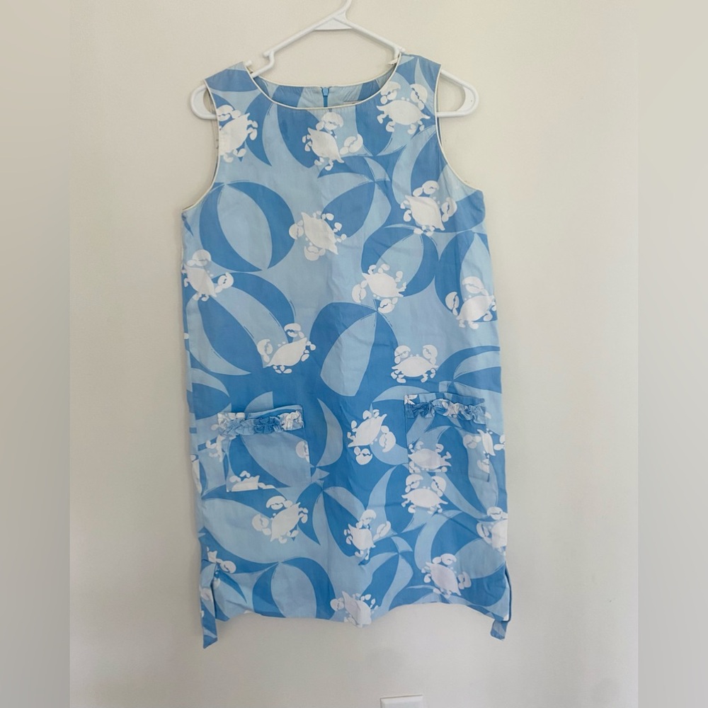 Lily Pulitzer blue crab print dress